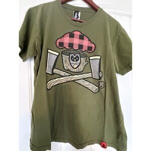 Johnny Cupcakes Men's T-Shirt Lumberjack Size Large